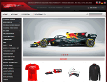 Tablet Screenshot of formulastore.sk